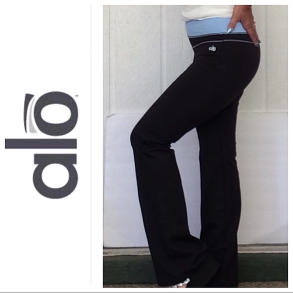 Black Flare Leg Yoga Pants